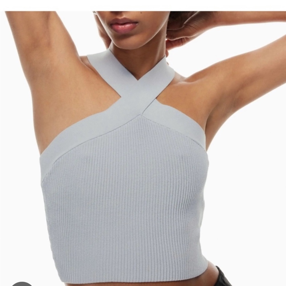 BABATON - Sculpt Knit Criss Cross Tank [NEVER WORN] [WITH TAGS]